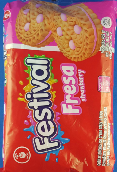 FESTIVAL Doppelkeks Erbere-​Geschmack Galletas Sabor de Frese 403g